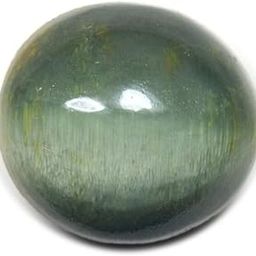 4.25 Ratti Certified Real Cat Eye Loose Stone 3.86 Carat Oval Shape Healing Engerised Lehsunia Gemstone-image-50