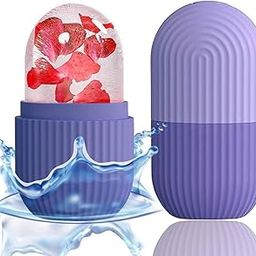 Reusable Facial Ice Roller, Cooling Beauty Massager with Dome Cover || Cold Therapy Ice Roller for Face & Body – Reduces Puffiness, Headaches, Eye Bags & Inflammation – Face Massager Tool || Soothing Cryo Tool for Instant Refresh & Skin Glow-13
