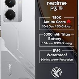 realme P3 5G (Space Silver, 6GB RAM, 128GB Storage) | Snapdragon 6 Gen 4 | 50MP+2MP Rear Camera | 16MP Front | 6.67” Full HD+ AMOLED | 6000mAh Battery | 45W Fast Charging | Expandable Up to 2TB-image-26