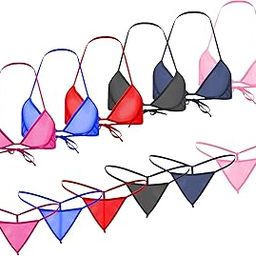 Pack of 6 Women Sheer Bra Panty Lingerie Set Combo-image-99
