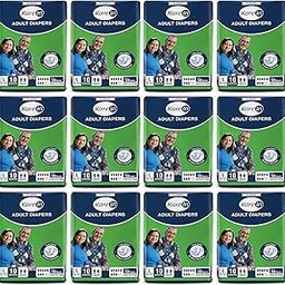 KareMed Adult Diaper Large,Waist Size 101-139cm (40"-55"), 120 Pcs-image-33