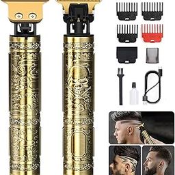 YOGINGO Professional Hair Trimmer for Men, Beard Trimmer Hair Clippers for Men, Cordless Rechargeable Hair Trimmer Metal Body Cutting Grooming Kit,Beard Shaver Barbershop-image-69