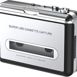 Walkman Cassette Player - Retro Tape to MP3 CD Converter, Portable USB Audio Capture Stereo Music Player Compatible With Laptop/PC, Convert Cassette to Digital-4