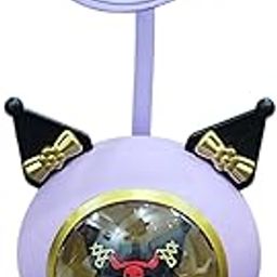 LIGHTER HOUSE Cutest Newest Round Shape Kuromi 3-in-1 Table Lamp with inbuilt Pencil Sharpener and Pen Pencil Holder LED Desk Lamp Random Colour (01 PC.) Mix Colour-image-20