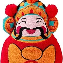 MYADDICTION Chinese New Year Throw Pillow Party Decor Bedding Room Soft Festival Cushion Caishen-image-43