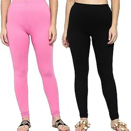 myo Women Leggings Multi Color Pack 2 | REGULER Cotton Leggings-picture-3