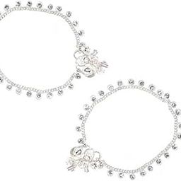 Kids Children Baby Girls 1-3 years Alloy Anklet (Pack of 2)-image-4