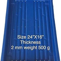 Metal and Plastic Hydroponic Germination Tray (Light Blue, 40 x 60 x 5 cm) - Set of 10 Pieces-12