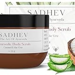 Sadhev Ayurvedic Body Scrub - 75gm-image-23