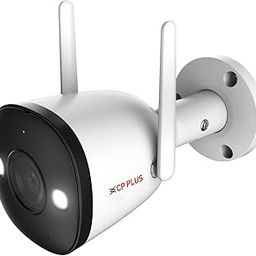 CP PLUS 2 MP Full HD Smart Wi-fi CCTV Camera | 115° Angle of View | Built-in Mic | Motion Tracking & Detection Alert | Built-in 16x Digital Zoom | Full Color Night Vision | IR Distance 10Mtr | CT22-13