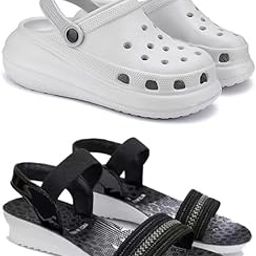 Premium Comfortable Regular Wear Women Clogs with Stylish Flats Fashion Sandal for Women's & Girls-Combo-COMBO(2)-OO5-1931-5 -P2-image-85