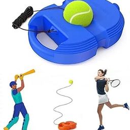 ZIGZAP Tennis & Cricket Rebound Ball with String | Solo Training Equipment for Self-Practice | Cricket Ball for Bat Practice (Set of 01)-image-73