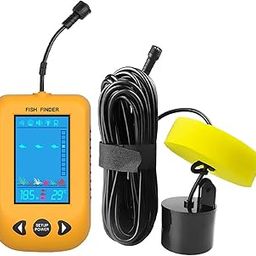 Portable Fish Finder Handheld Wired Fish Depth Finder Kayak Boat Fishfinder with Sonar Transducer-14
