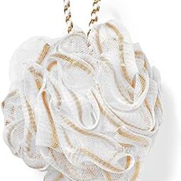Bath and Body Works Gold Lurex Loofah Bath Sponge |1 Pcs |Loofah Bath Sponge| Fragrance|Unisex-image-21