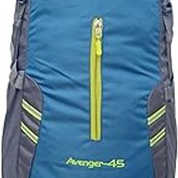 Rucksack Bag 45 Litres Trekking Bag Rucksack - 45 L (Green With Grey)-image-84