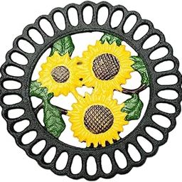 Hot Pot Holder Pad Pot Holder Hot Plate Trivet for Kitchen Teapot Hot Dishes Sunflower-image-12