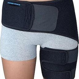 Orthopedic Wrap Hip Brace For Men & Women- Adjustable Compression Support for Hip, Groin, and Thigh Hamstring, SI Sacroiliac Joint Sciatic Nerve Pain Relief, Left or Right Leg-image-34