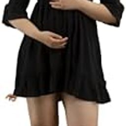 Rayon Maternity Feeding Women Top Kurtis with Zip for Easy Breast Feeding-image-45