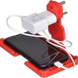 Wall Socket Phone Charging Holder – Universal Mobile Stand for Wall Plug, Space-Saving Shelf for Charging-picture-12