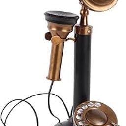 Decor Antique Candlestick Rotary Dial Telephone Antique Phone Rotary landline Telephone Vintage Phone Vintage Telephone 50s Phone Antique landline Phone for Vintage Look-picture-10