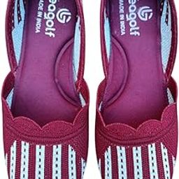 Jutti-16 Women's Ethnic Punjabi Juttis | Traditional Slip-On Flats | Cushioned Footbed for Comfort | Comfortable & Stylish Punjabi Juttis for Girls & Women-image-10