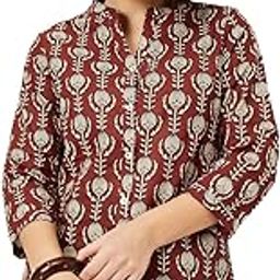 Women's Cotton Blend Regular Fit Casual Kurta-picture-50
