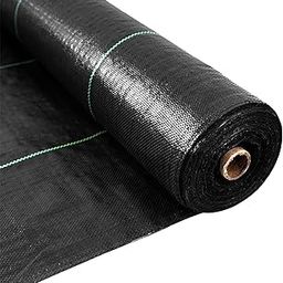 EXTRAEASY Weed Barrier Fabric 3.2oz Heavy Duty - 4ft x 100ft Landscape Fabric | Easy Install & Rugged Plastic Ground Cover Weed Barrier with UV Protection for Gardens, Landscaping Fabric-picture-18