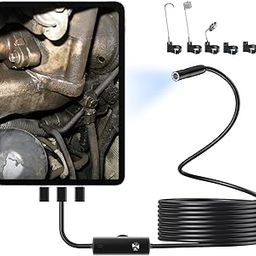 Borescope Camera with Light,Single Lens for iPhone Android Phone,Industrial Endoscope 16.4ft IP67 Waterproof Snake Camera for Inspection (QP-NKJ-02)-10