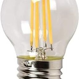 Desidiya Edison Tungsten Filament Round Antique Glass G45 Light Bulbs Pack of 1 Vintage Base E27 Bulb Yellow Light For Home Decoration Living Room/Hall/Balcony/Restaurant Bar Lighting-31