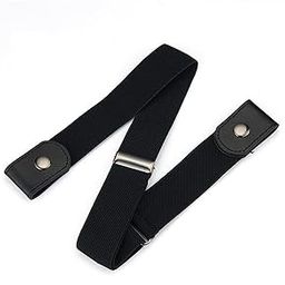 Jeans Belt Elastic Women's Punch-Free Decorative Buckle Buckle-Free Elastic Belt for Women Adjustable Belt for Jeans and Dresses Ladies' Belt for Jeans-image-12