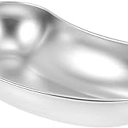 KICHOUSE 1pc Stainless Steel Kidney-Shaped Tray Seamless Curved Plate for Lab Use Easy to Clean and Sturdy Design for Medical Beauty and Chemical Applications-image-22
