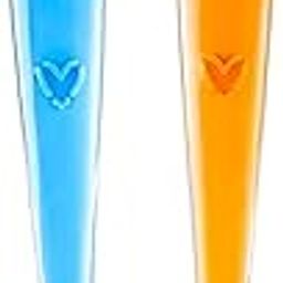 Wavva® Baby Silicone Soft Spoons| Training Feeding for Kids Toddlers Children and Infants | BPA Free | Gum-Friendly First Stage (Multicolour) (Silicone Spoon Set of 2).-image-62