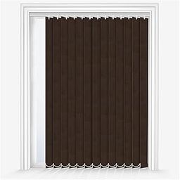 Kayra Decor Vertical Blinds for Windows - Vertical Blinds Curtain for Home - Bedroom, Kitchen, Sliding Door, and Balcony, Size - 3Ft x 5Ft (W x H), Brown-image-53