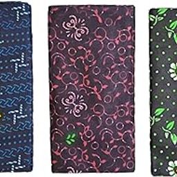 KAKUMANU 100% PureCotton Printed Lungis for Men (Multi-Coloured Pack of 3) 2 Meter-picture-51