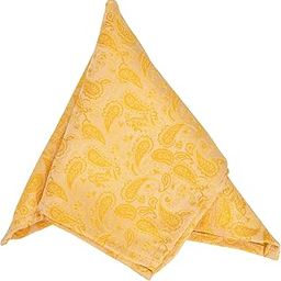 Men's Microfiber Pocket Square (Yellow)-image-17