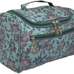 WANQLYN Multifunctional Travel Bag Extra Large Makeup Organiser Cosmetic Case Household Grooming Kit Storage Travel Kit Pack with Hook,Travel Bag for Women Travel, Makeup Bag(Pouch) (Green)-image-69