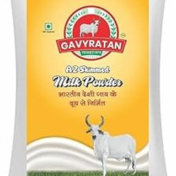 GAVYRATAN A2 Cow Skimmed Milk Powder 1kg | All Natural | 100% Pure | Boosts Liver Health | No Added Preservatives | Sugar Free | Perfect for Tea & Coffee | Pack of 1-image-97