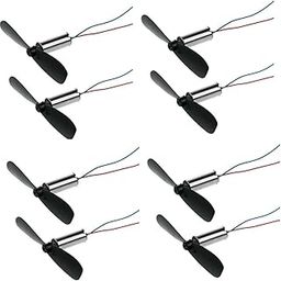Metal Sp 8Pcs Dc 3.7V 716 7X16Mm Micro Coreless Motor With 8Pcs Propeller High Speed Mini Drones-1