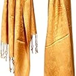 NTM Pure Silk Pashmina Stoles for Women 28 x 80, Shawl for Women Winter, Kashmiri Shawl for Women, Stole for Women, Scarf for Women-image-49