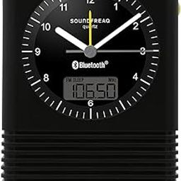 Soundfreaq Sound Rise Classic Bluetooth Analog Alarm Clock Speaker - Black-image-29