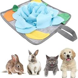 Sniff Training Cushion Food Snacks Foraging Mat - Enhance Natural Foraging, Smell Training, and Slow Eating for Cats, Dogs, Rabbits, and Hamsters-12