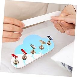 Molly Minx Nail Stand, Nail Holder for Display Painting Nails, Acrylic Magnetic Practice Nail Stand Set, Fake Nail Holder for Press On Nails for Homes and Salons Nail Display for Home Salon-image-67