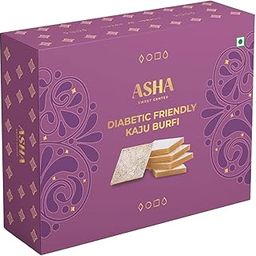 ASHA SWEETS Premium Handcrafted Diabetic Friendly Kaju Katli-250gm- Pack of 1|Authentic Indian Cashew Barfi Made With Fresh Cashew & Low GI Sugar|Exclusive Sweet Gift Box For Any Occasion & Celebration|Pack of 1-image-78