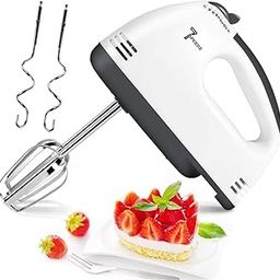 Scarlett Electric Egg Beater Scarlet Hand Mixer for Cake Making with Stainless Steel Hooks,Egg Beater with Rods for Eggs Beating Dough Kneading Cake (pack of 1)-picture-9
