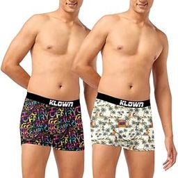 Pack of 2 Printed Trunk for Men | Cotton Blend | Soft & Stretchable | Stylish Men's Underwear | Comfortable Fit | Assorted Prints | Innerwear for Men |White::Green::Black-image-100