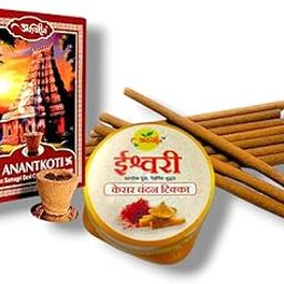 Adyukta Premium Puja Combo - Dhoop Sticks Sonchpha (20 Sticks), Chandan Tikka & Cup Dhoop Havan Samgri | Divine Fragrance & Spiritual Essentials-image-34