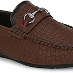 Brown Stylish Men's Extra Comfort Loafers-image-14