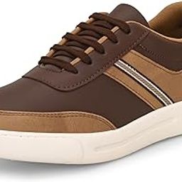 Men's Casual Shoes Fashion Lace Up Non-Slip Flats Trendy Stylish All Day Comfortable Lightweight Sneakers with Extra Comfort on Heel Blue Casual Shoe for Mens (6313)-image-79