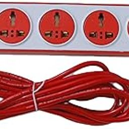 Ext-401-Surge Protector Power up 10amp and 2.5 Meter Wire Cord, Led Indicator, 4 Socket Plus 1 Switch Board-9