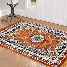 Kuber Industries 4 x2 Feet Superfine Velvet Carpet|Rug|Living Room|Bedroom|Hall (Orange), Standard (HS_36_KUBMART018362)-image-16